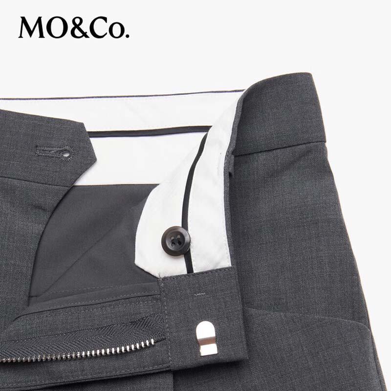 MO&Co. Women's Tailored Wide-Leg Trousers