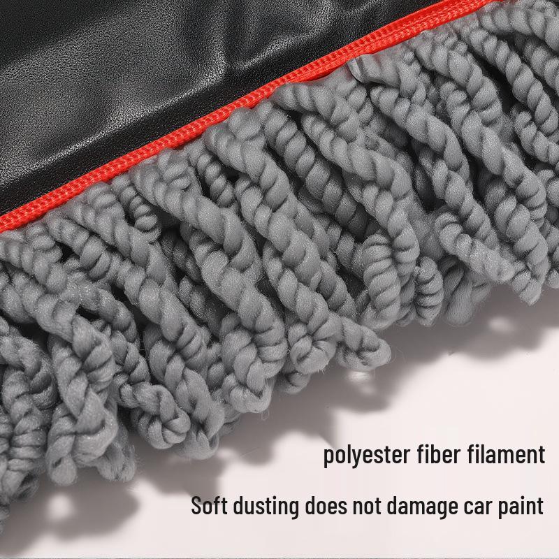 Car Duster and Wax Mop Brush - Multipurpose Cleaning Tool for Vehicles