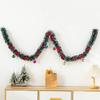 1PCS 2M Christmas Tree Tinsel Garland Christmas Decor For Home 2026 Metallic Twist Garland Xmas Ornament New Year Party Decor