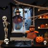 Cartoon Burlap Elf Pumpkin Doll Pendant for Halloween Decorations and Scene Dressing