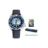 Seiko 5 Demon Slayer Collaboration Inosuke Hashibira Stainless Steel Watch Automatic Mechanical Movement Leather Strap Unisex watches blue SRPJ26K1