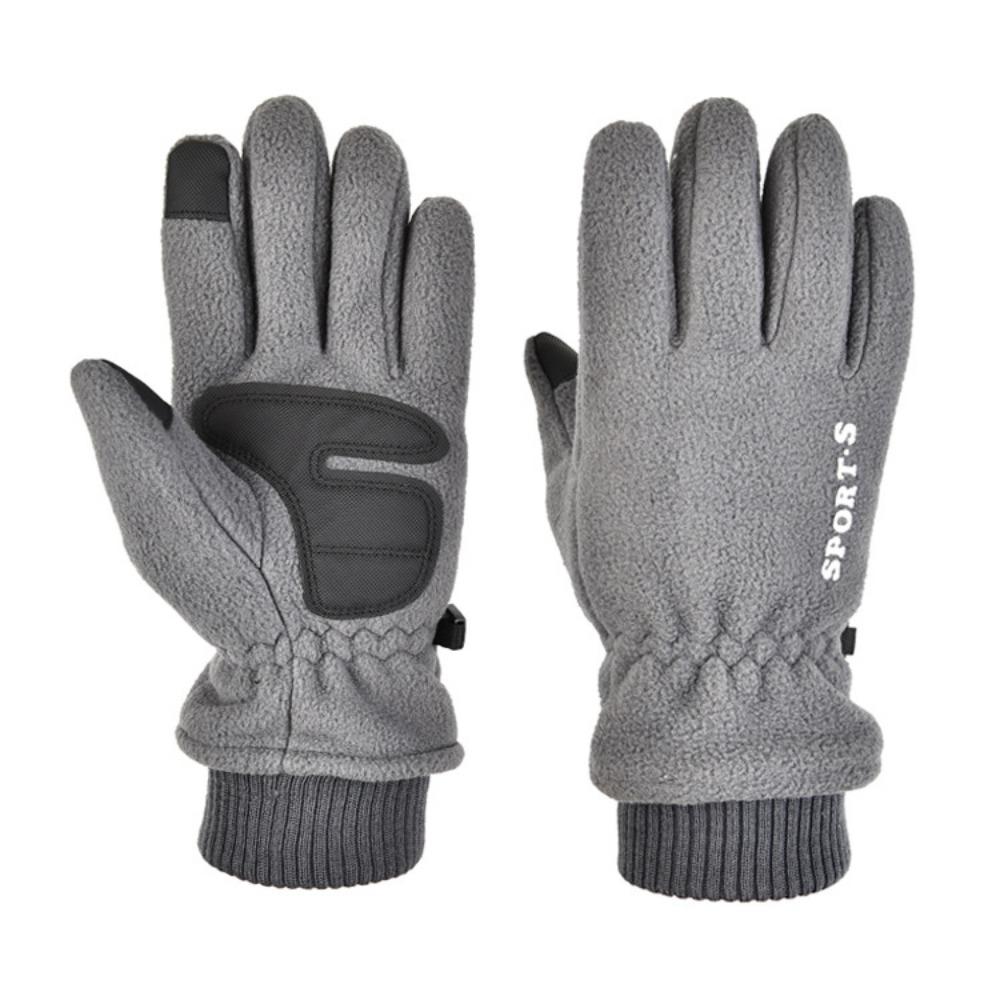 

New outdoor thermal touch screen gloves one size fits all сірий колір