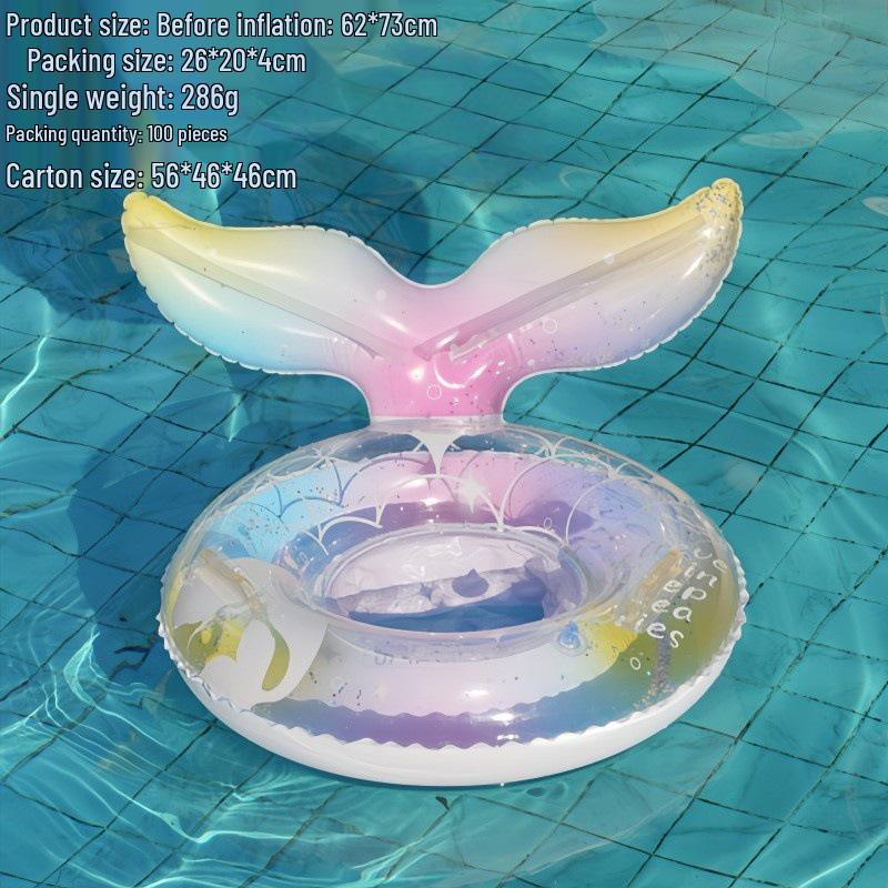 Large Toddler Boat-Themed Swimming Ring with Canopy & Steering Wheel