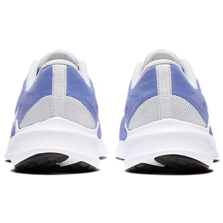 Nike Downshifter 10 Comfortable Shock Absorption Non-Slip Wear-Resistant Breathable Low-Top Running Shoes Kids Sneakers Blue White CJ2066-500