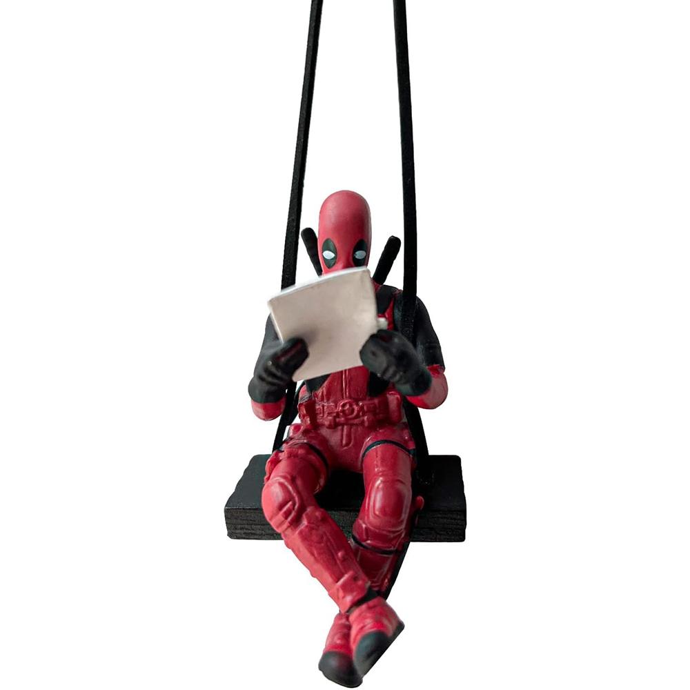 Deadpool Car Swinging Ornament For Mirror Hanging Car Interior Accessories