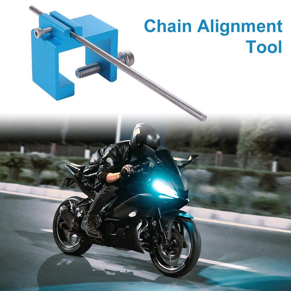 Heavy Duty Motorcycle Chain Alignment Tool Motorbike Chain Adjusting Tool  Sport Dirt Bike