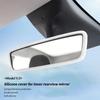 Silicone Rearview Mirror Protection Frame for Tesla Model Y Juniper Model 3 Highland 2025 Rearview Mirror Edge Protection Cover