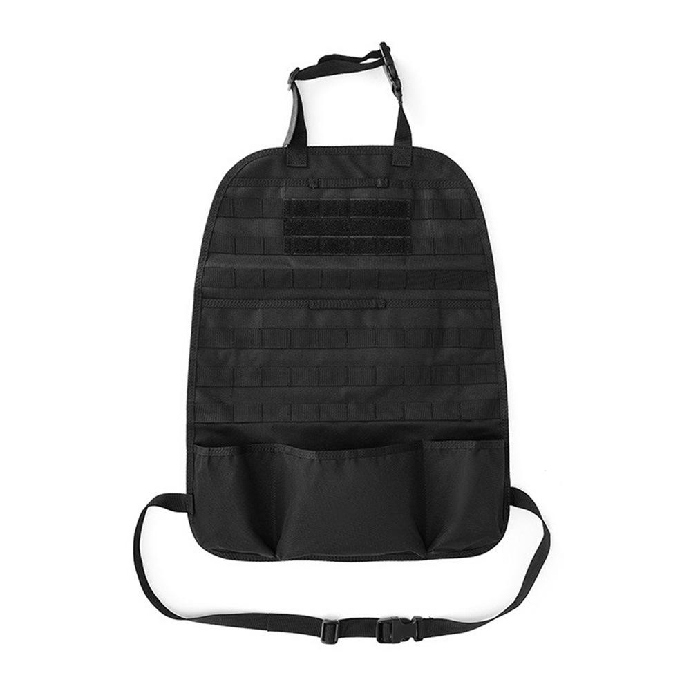 Car Seat Back Organizer Tactical MOLLE Panel Back Seat Storage Bag Universal Car Seat Cover Protector Multipurpose