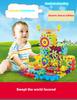 81 Pcs Electric Gears 3D Puzzle Model Building Kits Plastic Brick Blocks Educational Toys For Kids Children Xmas Gifts