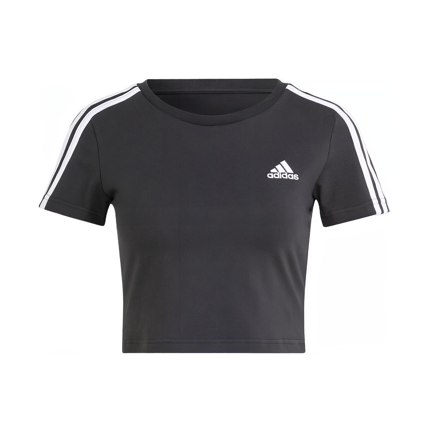 

Новая женская футболка adidas Essentials 3 Stripes Colorblock Черный IR6111 M