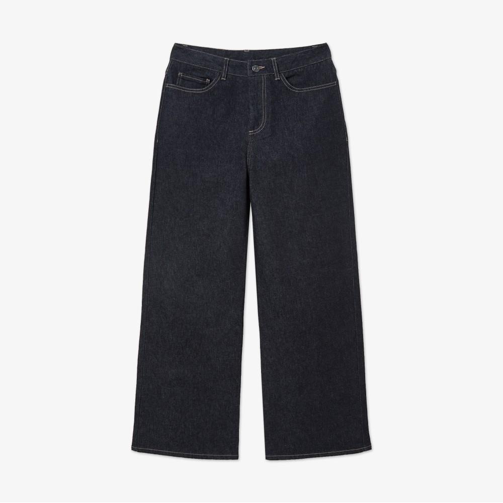 [Lacoste] Women's Semi-Wide Denim Pants HF816E-56GRHDE