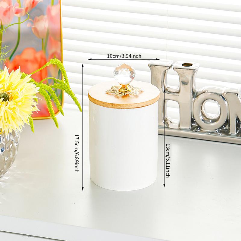 Ceramic storage tank, seasoning, food, coffee beans, coffee powder, white sugar, sealed jar, large-capacity tea jar