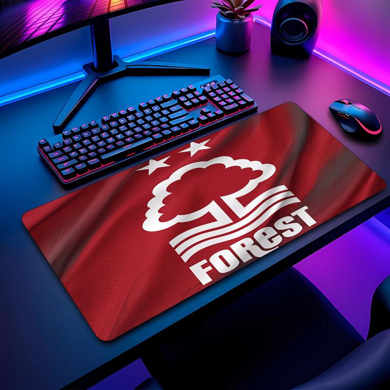 Nottingham Forest Football Pattern Mouse Pad Non?Slip Rubber Base Gaming Mousepad For Desk Office Home