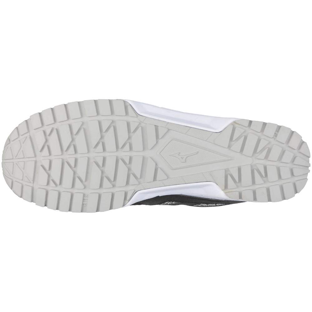 Mizuno ES31L Safety Elastic Work Black and Size 3E All-Mighty Shoes, Lightweight, Lace, JSAA/Standard (Type A), Men's, White, 26.5 Cm,