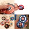 Fidget spinner di Capitan America dai colori vivaci con rotazione ad alta velocità per alleviare lo stress
