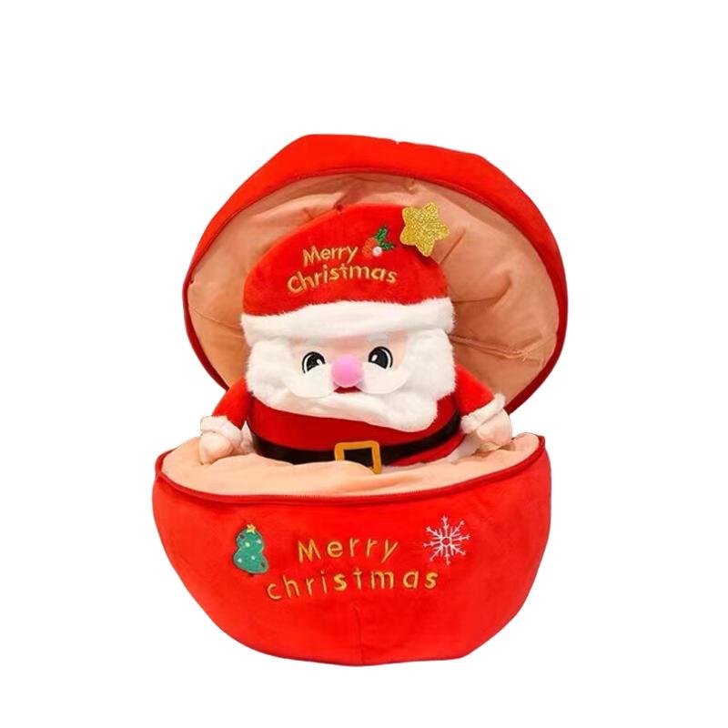 Fruit Eve Christmas Plush Toy Santa Claus Deer Stuffed Doll Kid Gift Decor Room