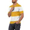 Herrenmode Bedrucktes V-Ausschnitt Kurzarm Top Golf T-Shirt