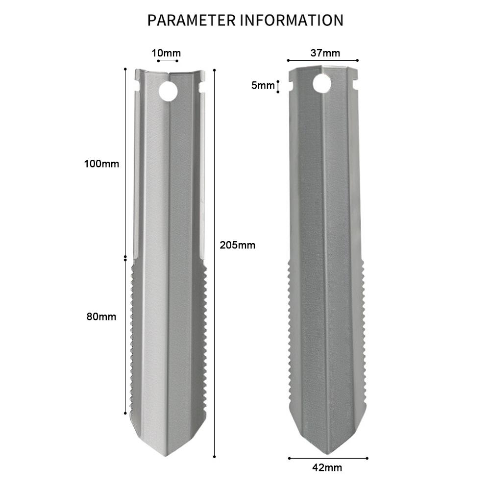 Multifunksjon utendørs liten spade Bærbar håndspade Lett hagespade i titan graving