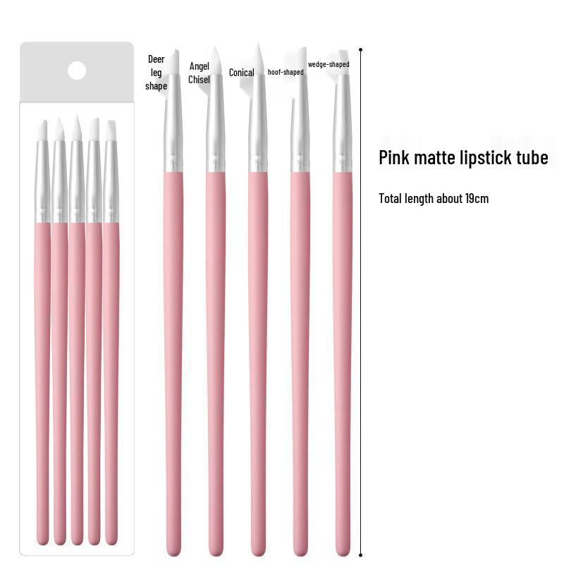 Dual-Ended Silicone Nail Art Tool: Smudge & Dot Pen