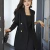 2026 Spring Slim Fit Elegant Solid Color Two-Piece Suit with Camisole Dress