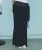 Peullijeunopallou Ina Shirring Long Skirt (Black)
