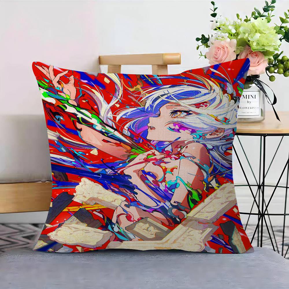 M-Mika Pikazo Artistic Pillow Cover Sofa Cushion Cover Home Room Decoration Children Gift