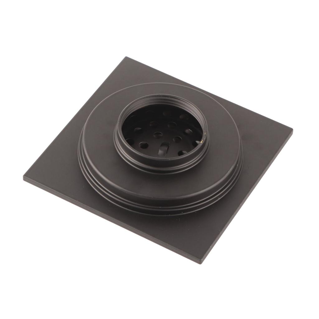 Black Floor Drain Copper Floor Drain Strainer for Kitchen Bathroom Balcony Supplies