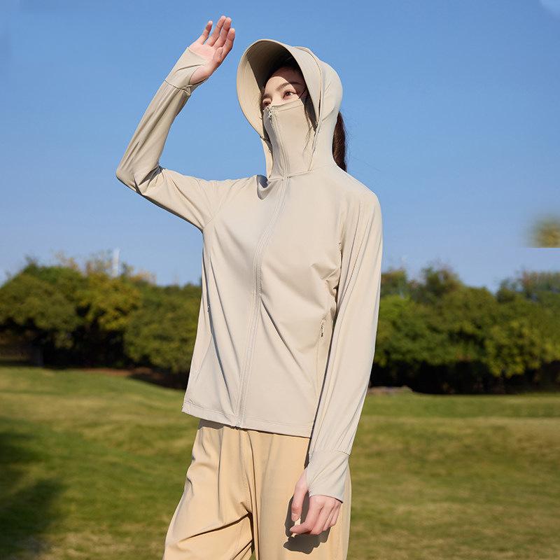 UPF10+ Ice Silk Sun Protection Shirt Unisex 1011 Summer Outdoor UV Protection Breathable Loose Skin Jacket