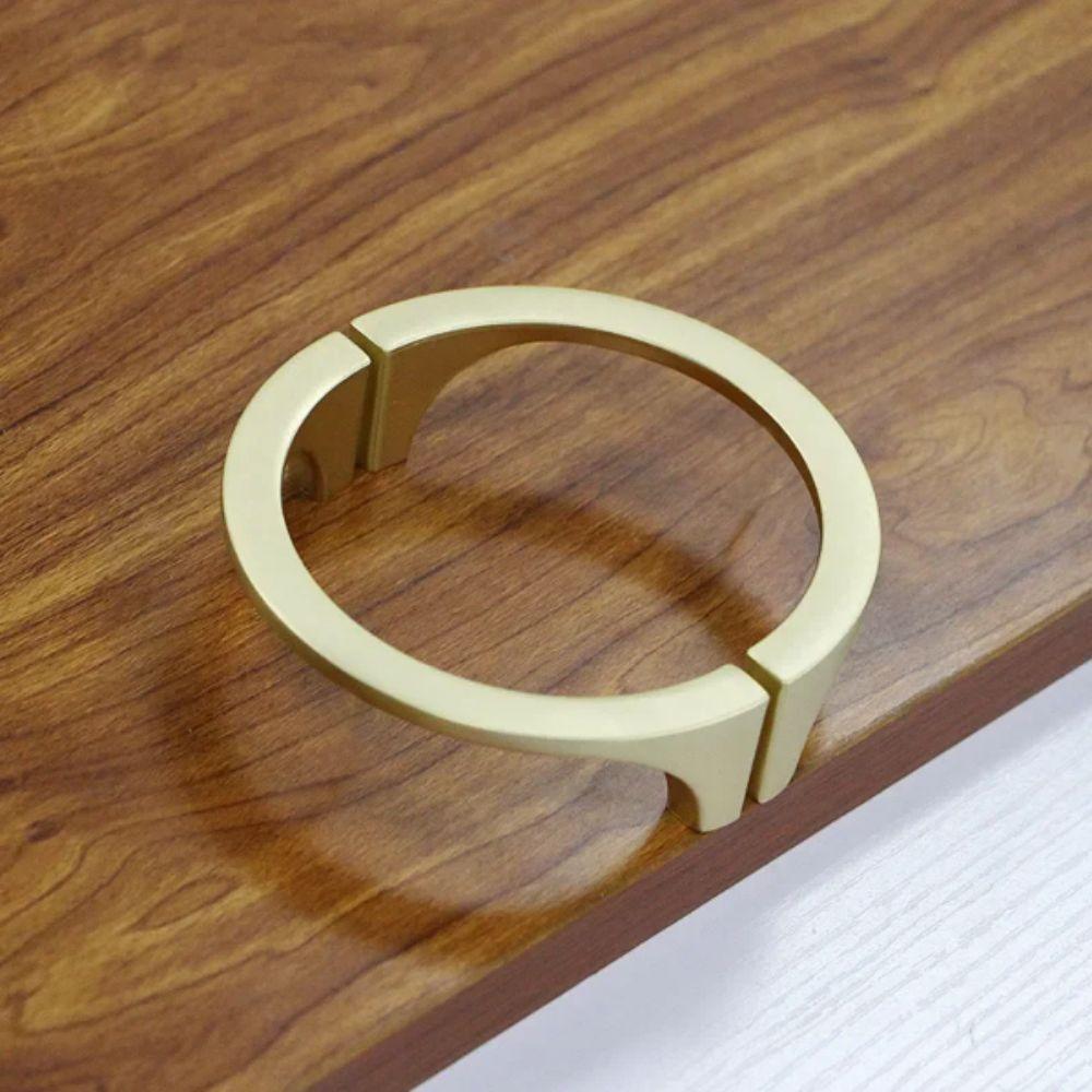 Gold-Schwarz Möbel Türgriff Halbkreisförmig Weinschrankgriff Küchenschrank