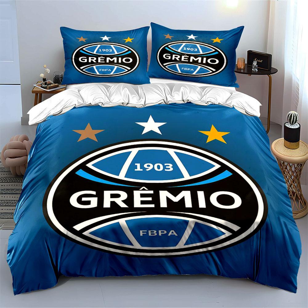 Grêmio Football Bedding Set Bedding Duvet Cover Set Duvet Cover Pillowcases (1 * Duvet Cover 2 * Pillowcases, Without Duvet Insert)