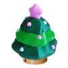 Holiday Party Favors Christmas Tree Fidget Clicker Keychain, 3D Printed Shaped Stress Relief Stocking Stuffers for Kids Toy, Sensory Figure