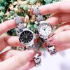 Exquisite Ladies' Quartz Watch - Stylish Steel Band, Casual Design, Waterproof.