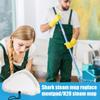 1PC Reusable Steam Mop Pads Washable Microfiber Replacement Covers for H2O Mop, Triangle Design for Deep Cleaning Floors