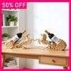 Collectibles Sculpture Chinese Luxury Carriage Wine Cabinet Decoration Creative Popular Animal Ornaments High End Wine Rack Gift