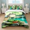 My Neighbor Totoro Bedroom 3Pcs Bedding Set Soft Bed Sheet Pillowcases Home Bedding Decoration