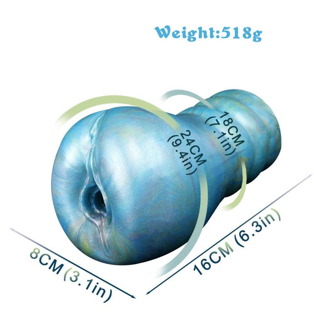 Silicone Male Masturbator Masturbation Cup Sex Toys Penis Training Device Gay Pocket Vagina Toy for Men Doll