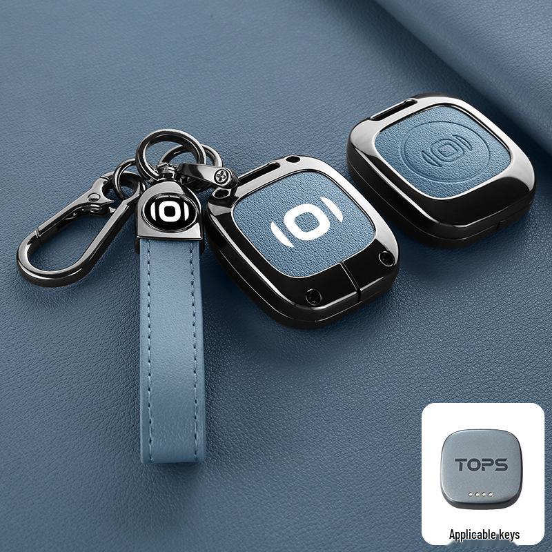 Bluetooth-Schlüsselhülle mit Metallschnalle für Changan Qiyuan E07, Kompatibel mit 25 Automodellen