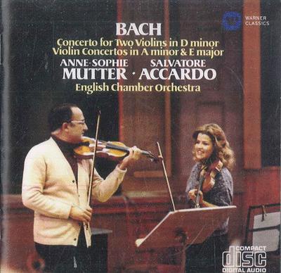 CD ANNESOPHIE MUTTER  Bach Violin Concertos WPCS23046 WARNER 2014 Japan Classical Used