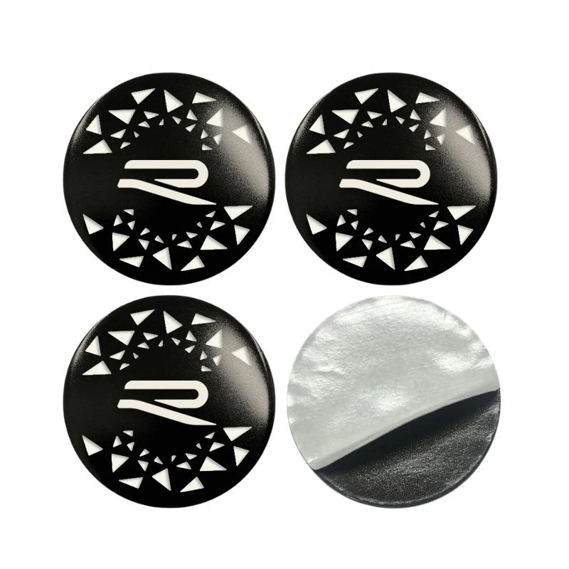 

2026 Hot For VW VOLKSWAGEN 4pcs 56/60/65mm Car Wheel Center Stickers for Volkswagen VW Rline Polo Golf Passat B5 B6 B7 MK6 Sciro 56mm