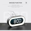 Music LED Digital Alarm Clock Voice Control Night Light Design Desktop Clocks Home Table Decoration Children Gifts