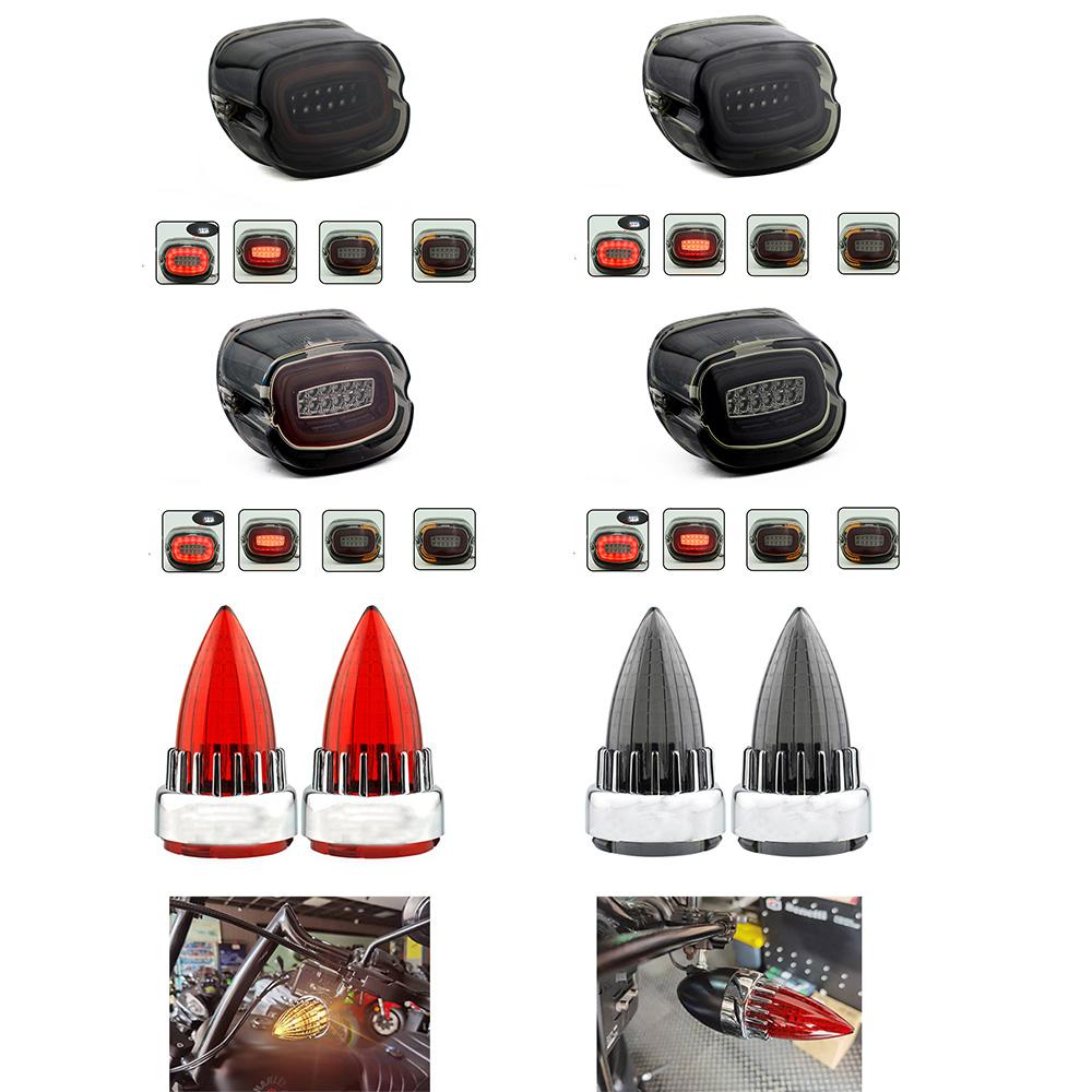 

Светодиодный задний тормозной фонарь, задний фонарь, индикатор поворота, лицевые панели для линз для Harley Street Glide Road Glide Fatboy