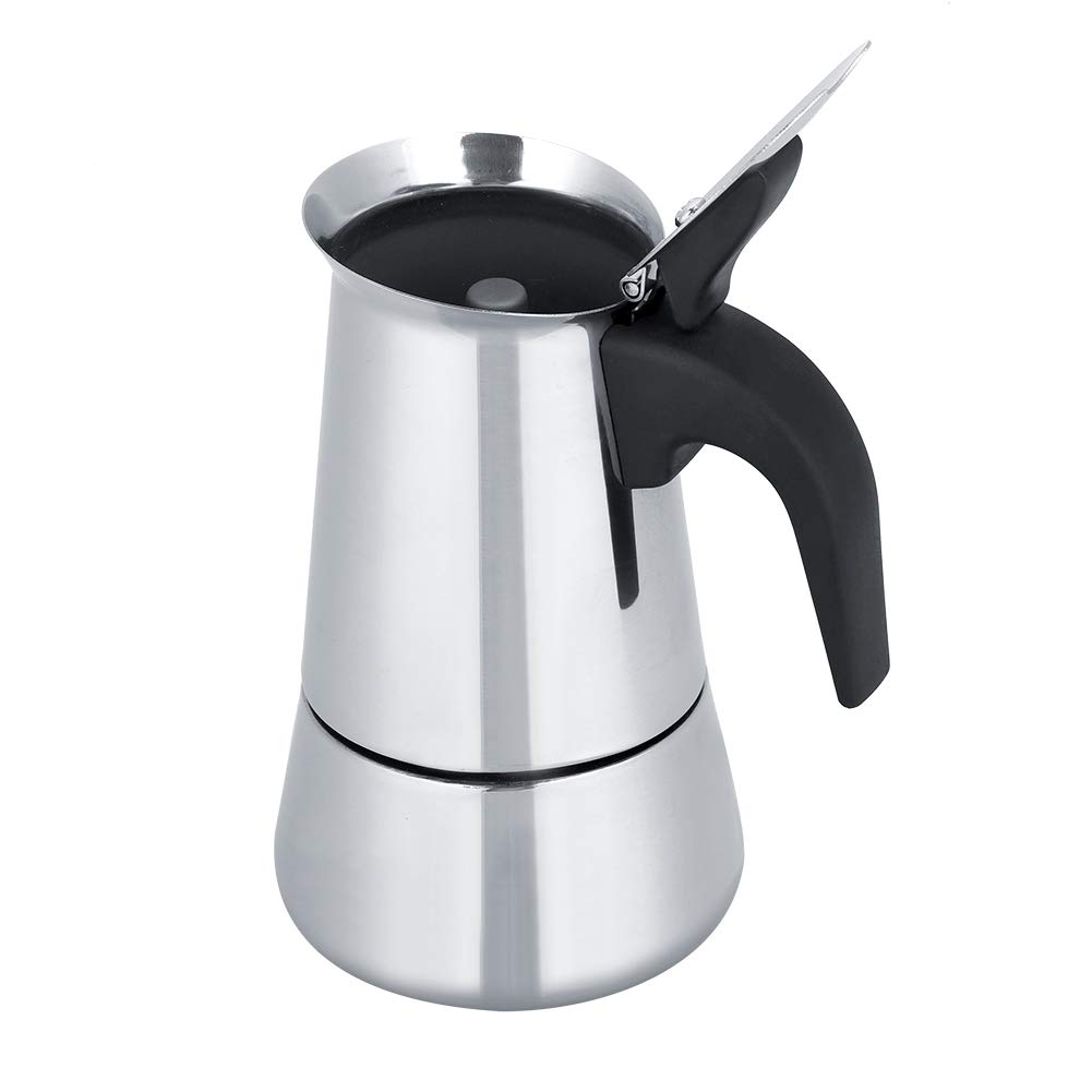 Premium Portable Stainless Steel Moka Espresso Coffee Maker with Moka Pot, Convenient for Home and Travel (450ml)