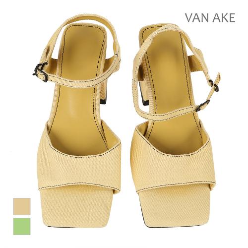 [VANAKE] Stitch Point Platform Sandals [VB36ASQ307Z]