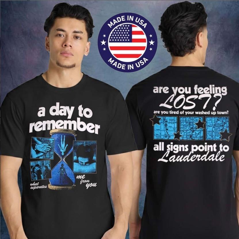 

A Day To Remember Big Rock Tour 2026 TShirt Papa Roach Two Sided Band Tee Unisex T-Shirt XXXXL