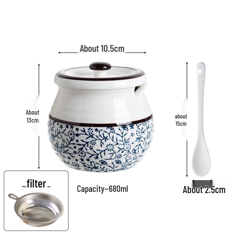 ZISIZ Lard Storage Jar