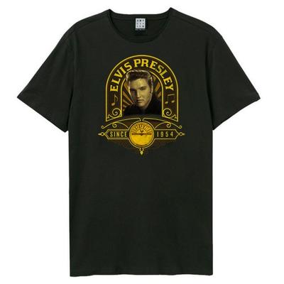 Amplified Unisex Adult Studio Portrait Sun Records & Elvis T-Shirt