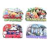 3D Wooden Magnetic Fridge Magnet City Landmark Souvenir Travel Memory Gift Set