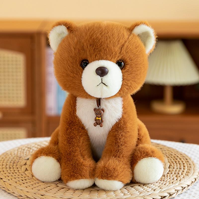 Cute Cute Pet Bear Plush Toy Children's Scarf Penguin Doll Claw Machine Doll Activity Throw Rabbit
