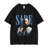 Singer SSade Tour Concert Print TShirt Unisex High Quality Vintage Fashion Tshirts Clothing Oversized Cotton T Shirt