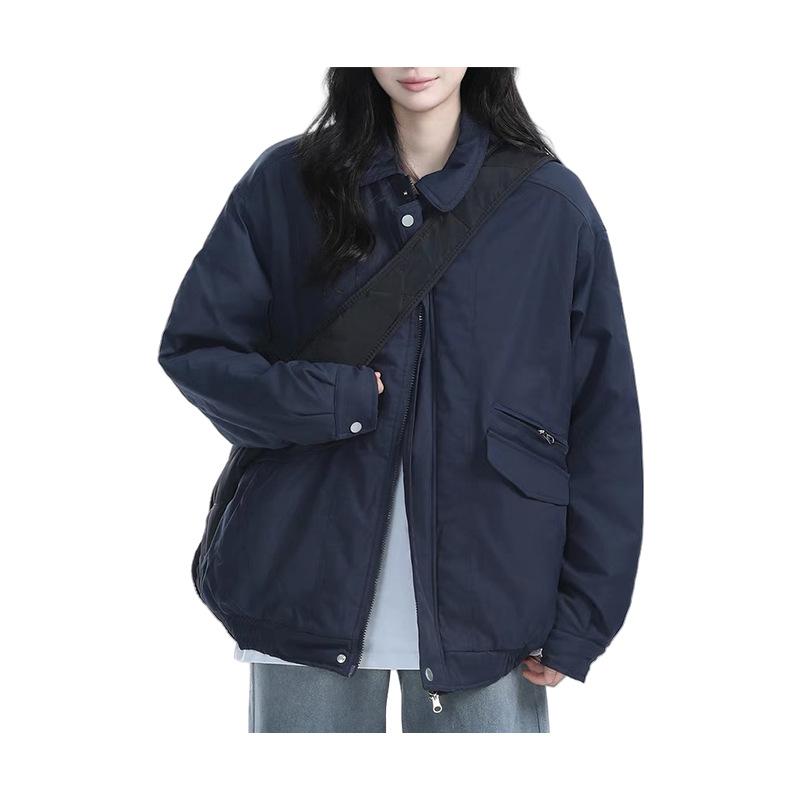 

Пуховик с хлопковой подкладкой Новый зимний модный пуховик с хлопковой подкладкой Утолщенный пуховик с хлопковой подкладкой Иностранный газовый пуховик с хлопковой подкладкой M